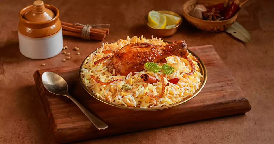 Tangdi Chicken Value Biryani Bowl
