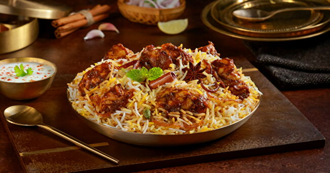 Dhaba Chicken Mughal Biryani