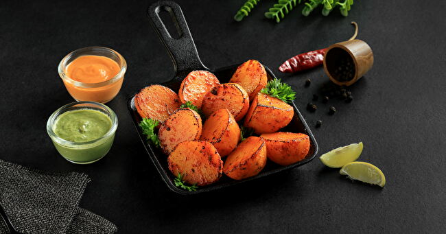 Peri Peri Aloo Tikka [10 Pcs]