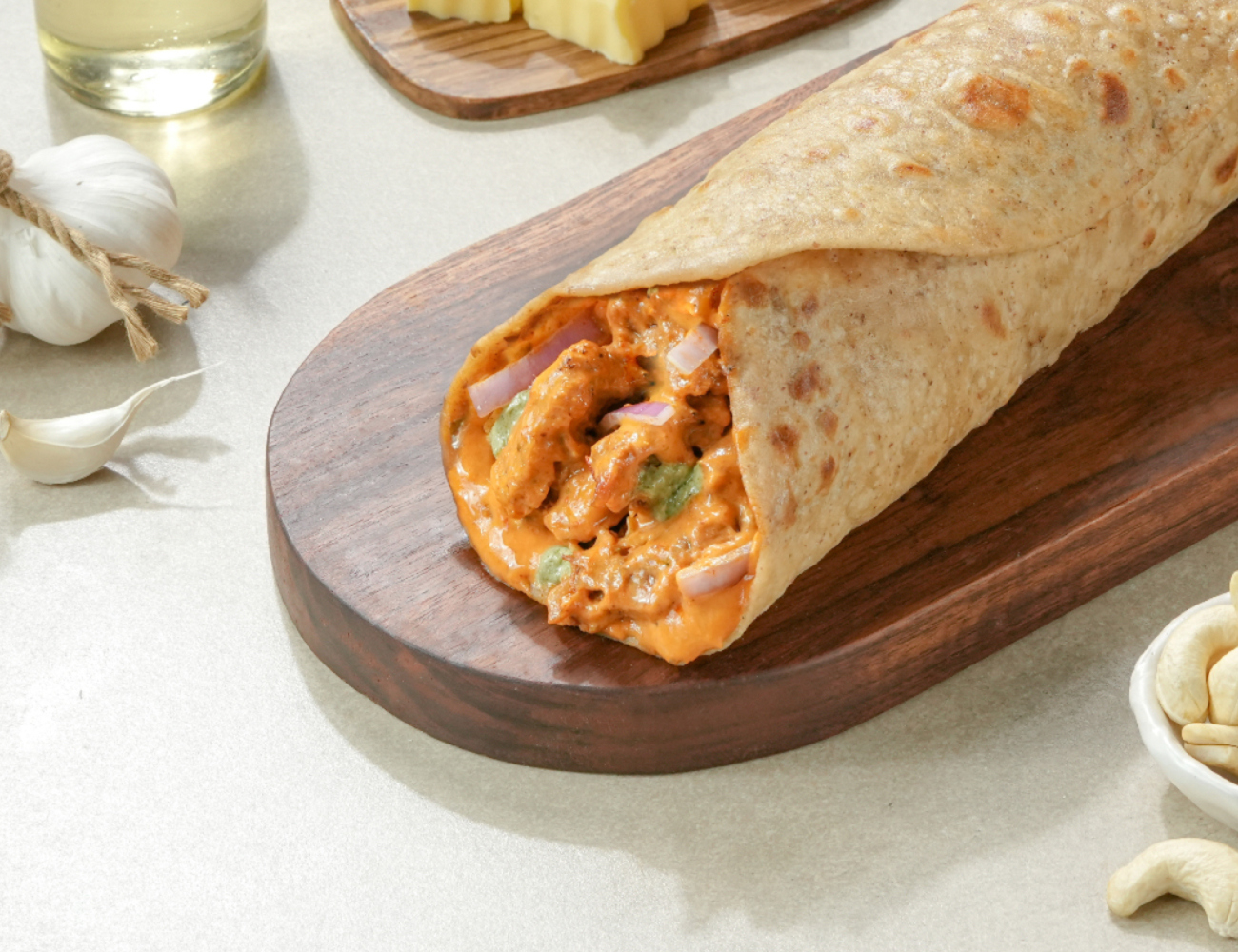 Butter Chicken Roll