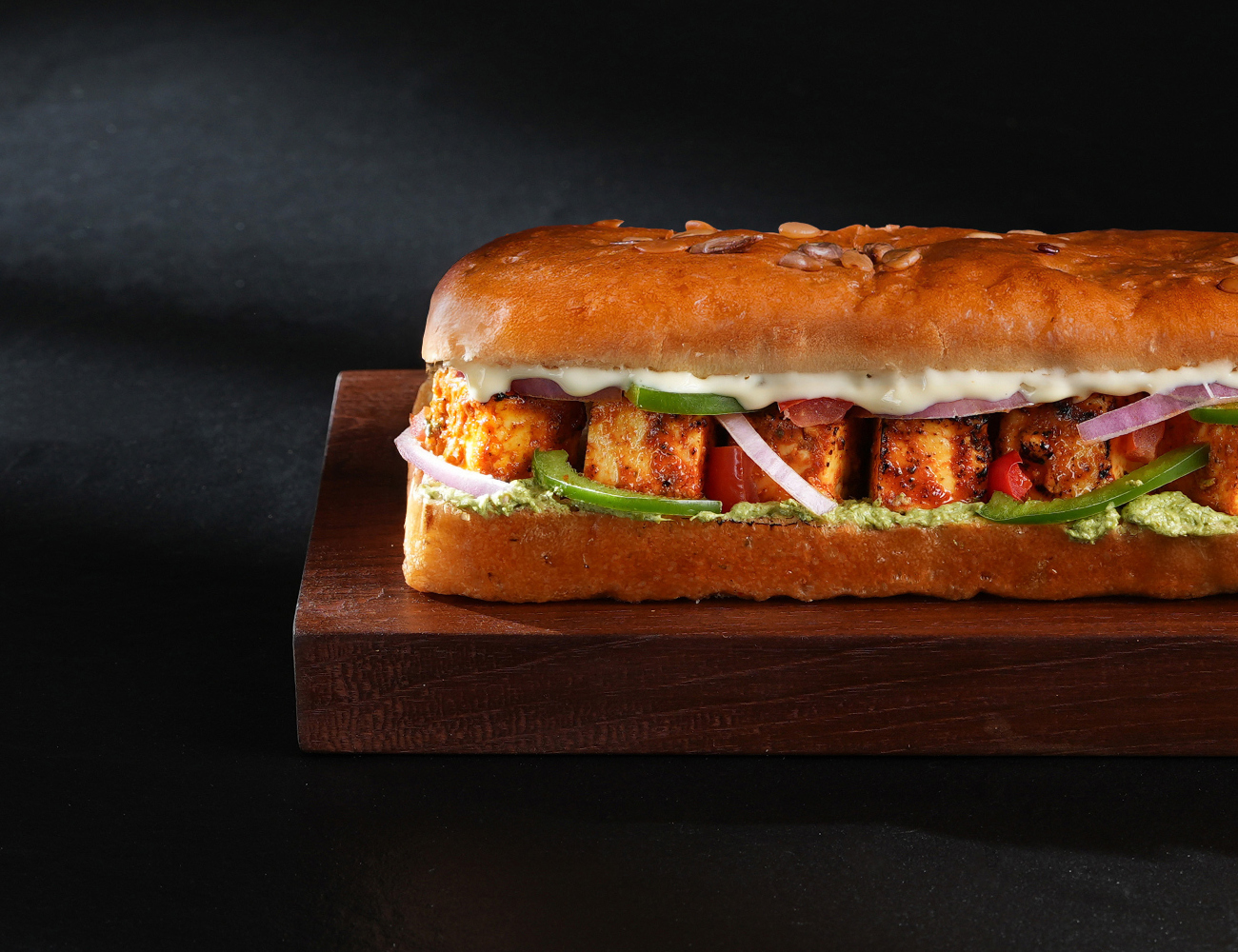 Classic Paneer Cheeseburst Sub-Sandwich