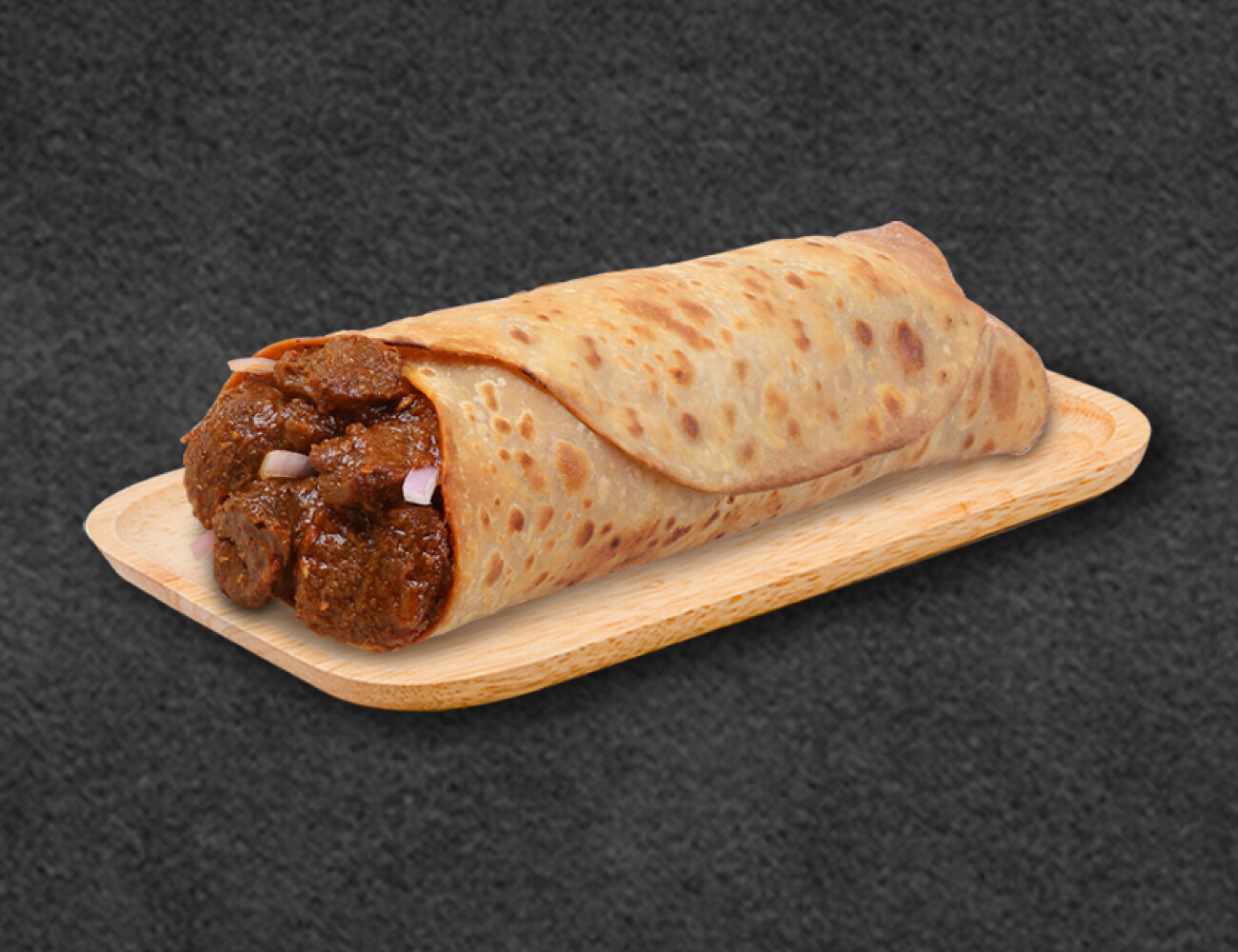 Spicy Mutton Bhuna Roll
