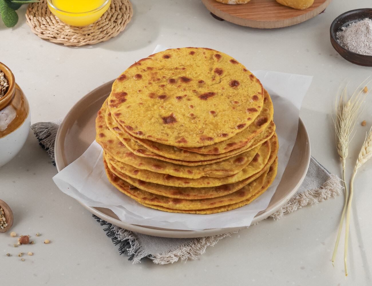 Ghee Multi-Grain Missi Roti [Pack Of 9]