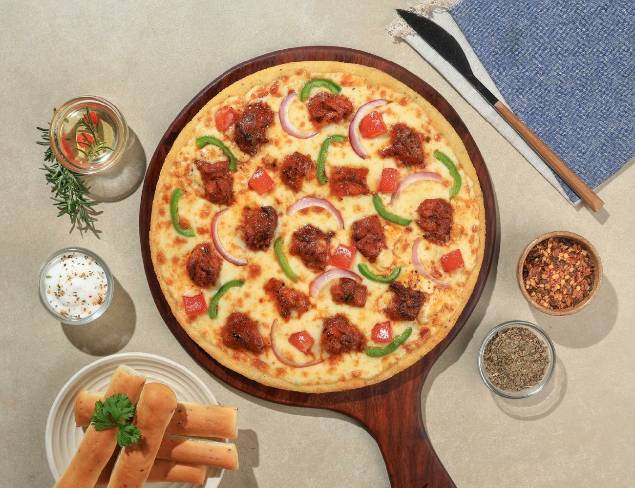 Butter Chicken Pizza [7" Regular]