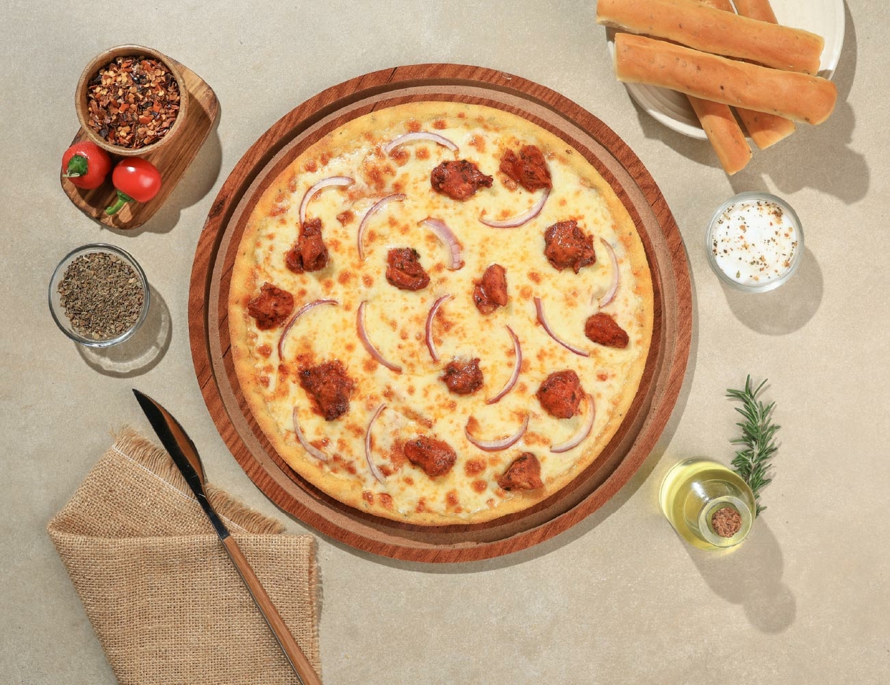 Chicken Trailblazer Pizza [10" Big]