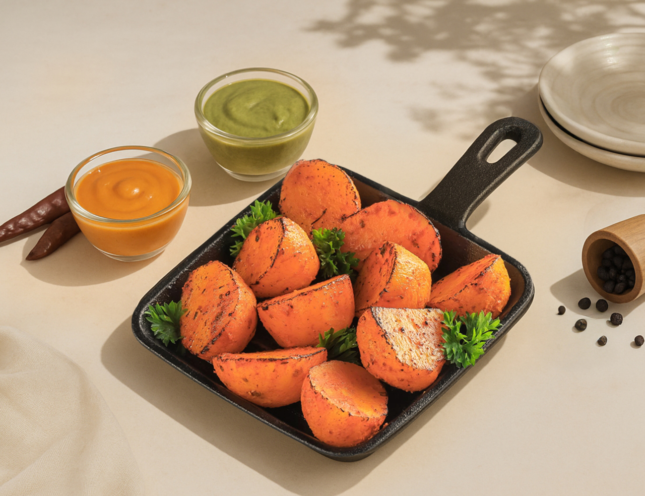 Peri Peri Grilled Potatoes [10 Pcs]