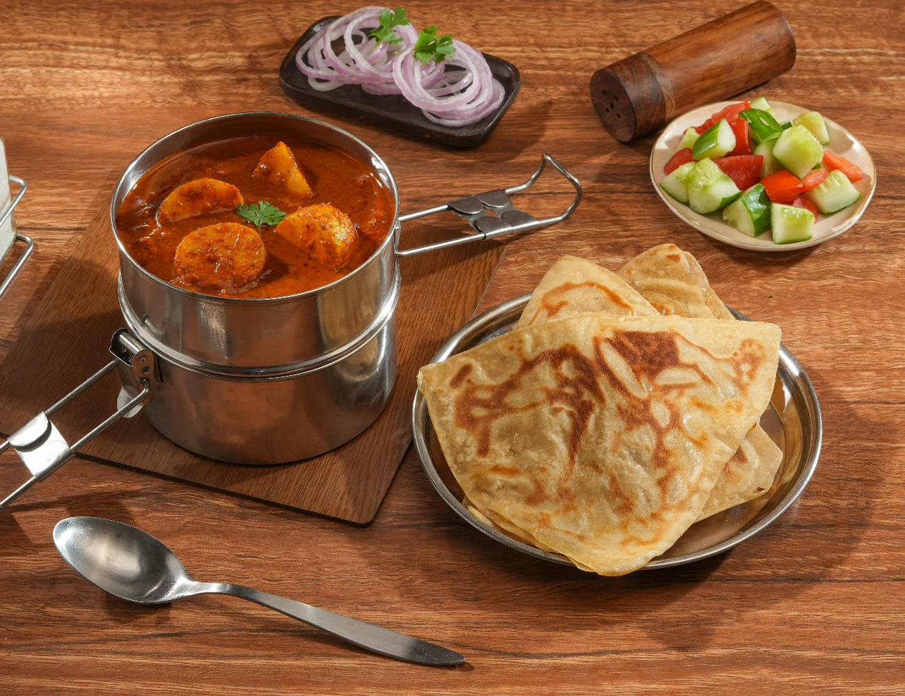 Dum Aloo - PARATHA Meal