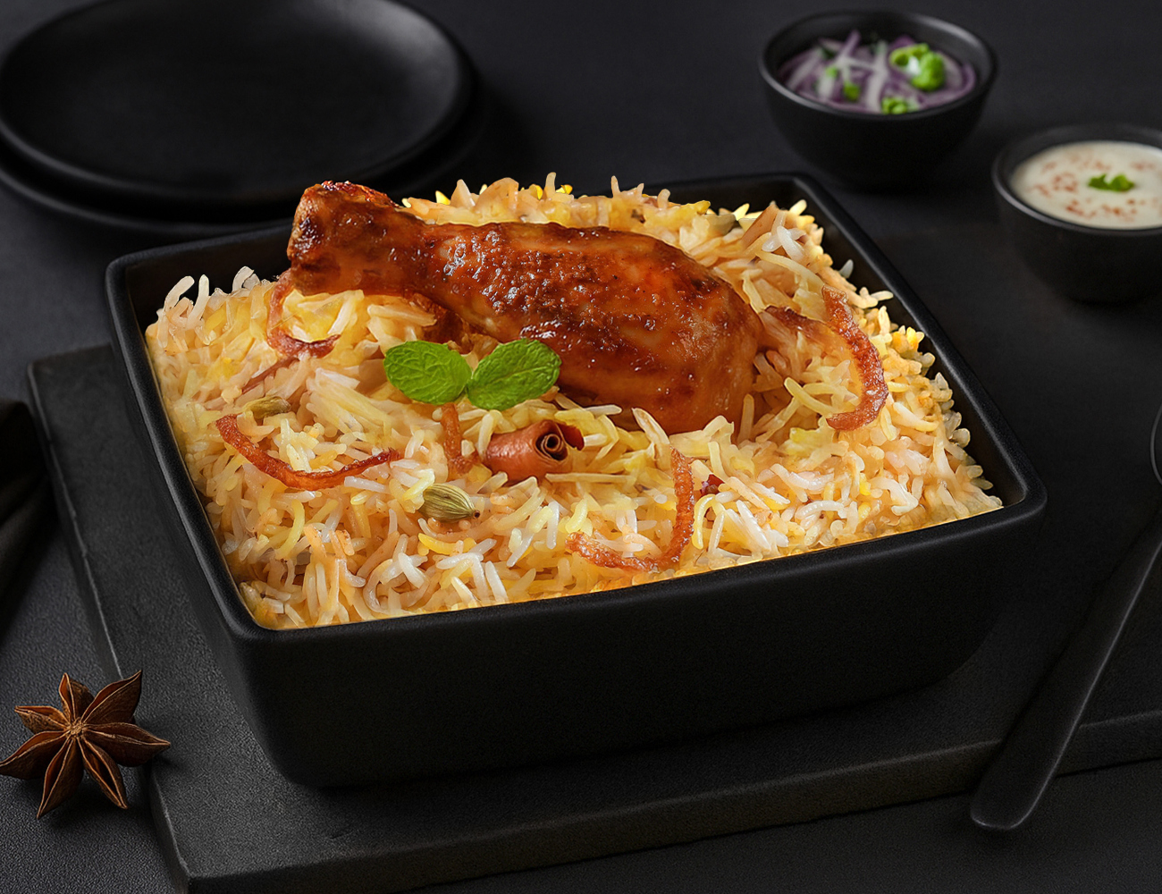Chicken Tandoori [Bone] Dum Biryani