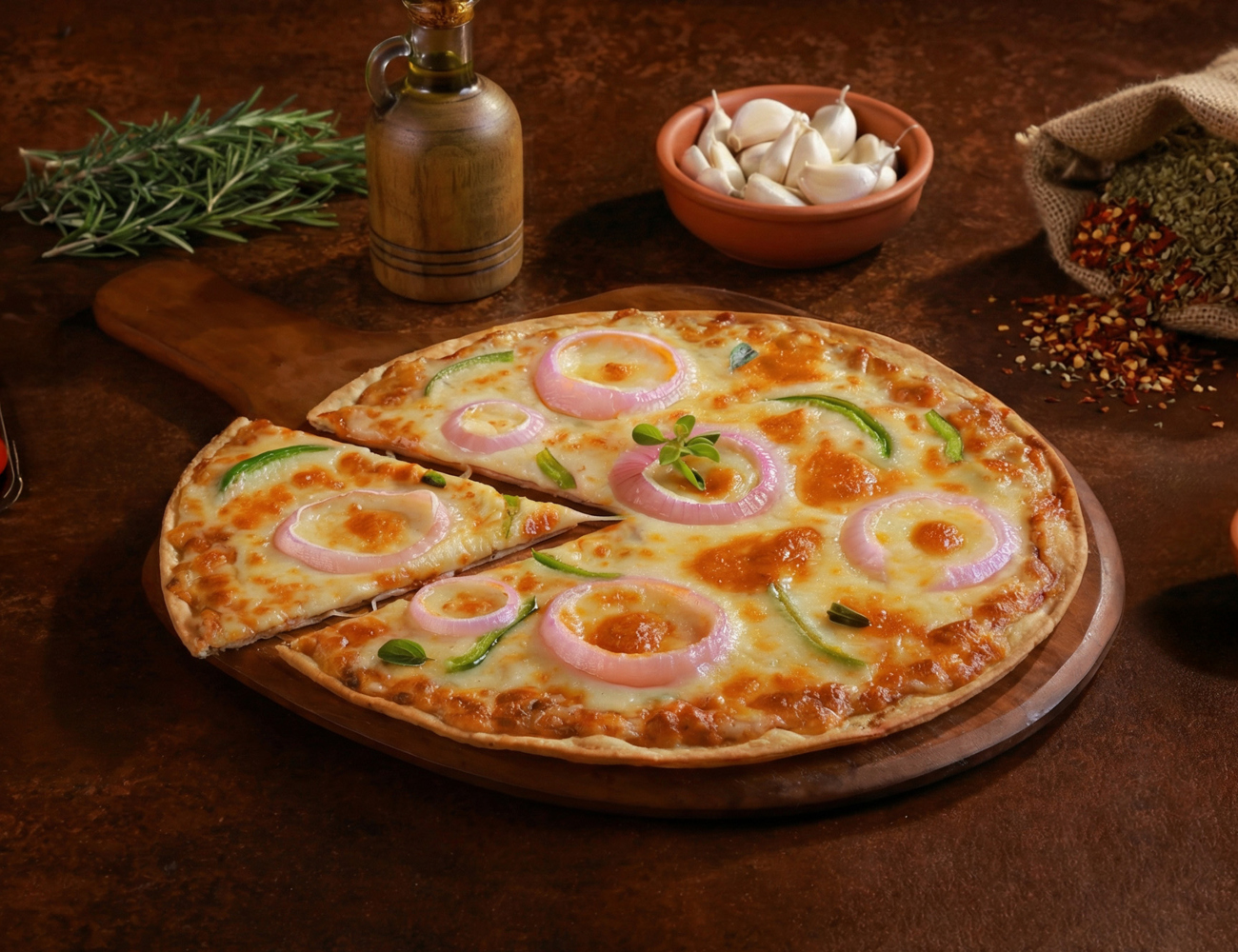 Garden Harvest Pizza [7" Regular, ULTRA-THIN Crust]