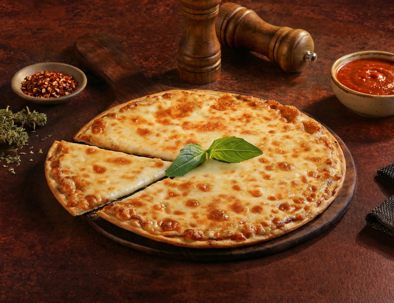 Old World Margherita Pizza [7" Regular, ULTRA-THIN Crust]