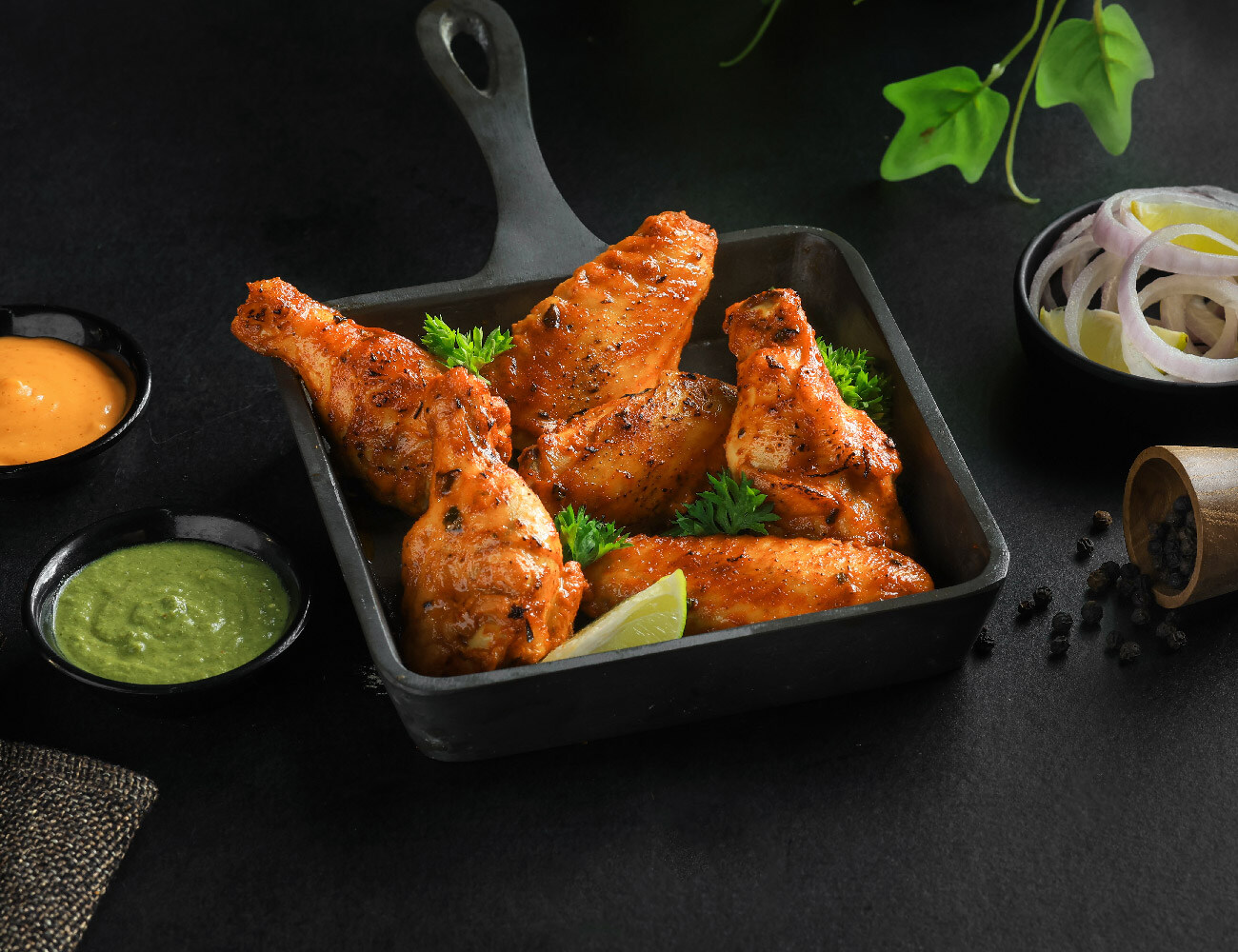 Peri Peri Chicken Wings [6 Pcs]