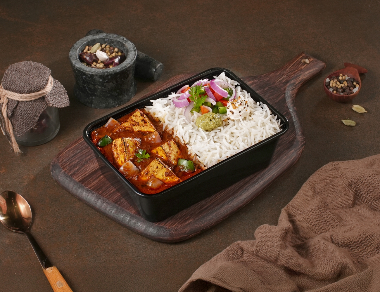 Kadhai Paneer Rice Bowl