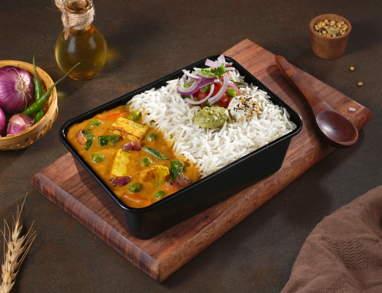 Mix Veg Handi Rice Bowl