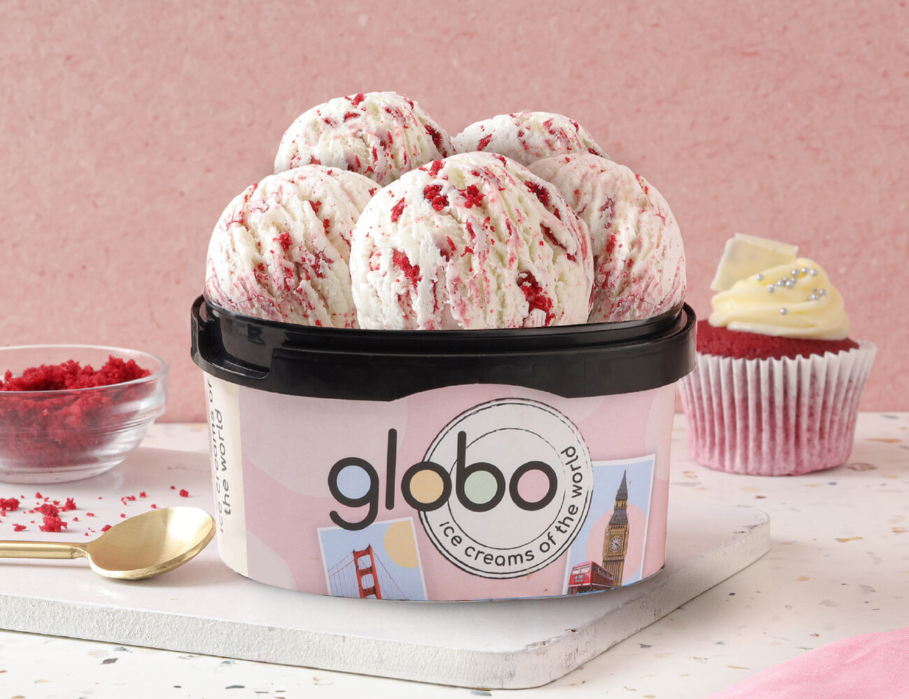 American Red Velvet Cheesecake Ice Cream [550 ML]