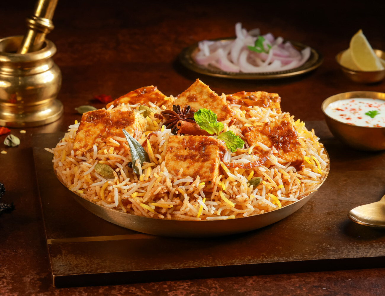 Chef's Special Paneer Mughal Biryani