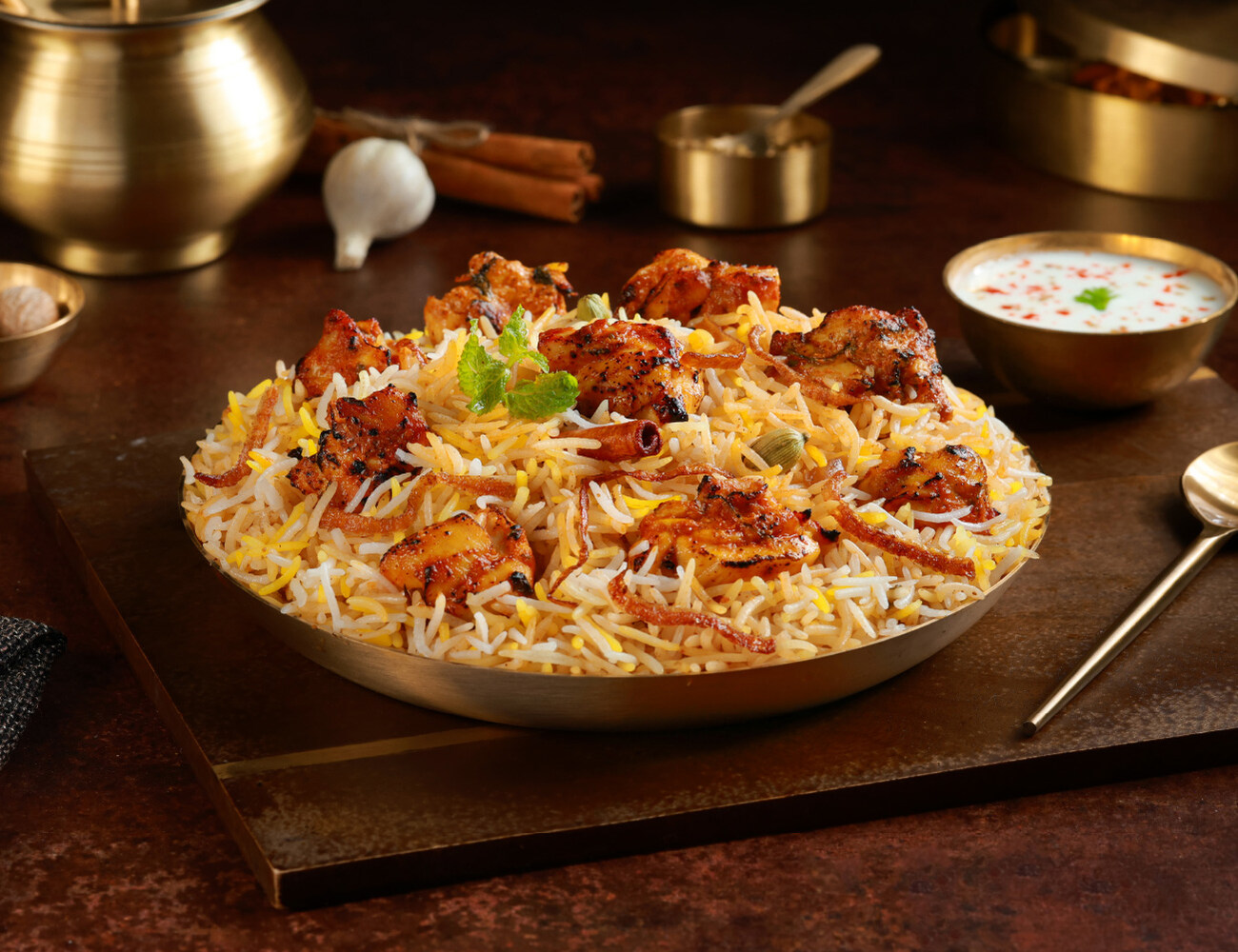 Chicken Tikka Mughal Biryani