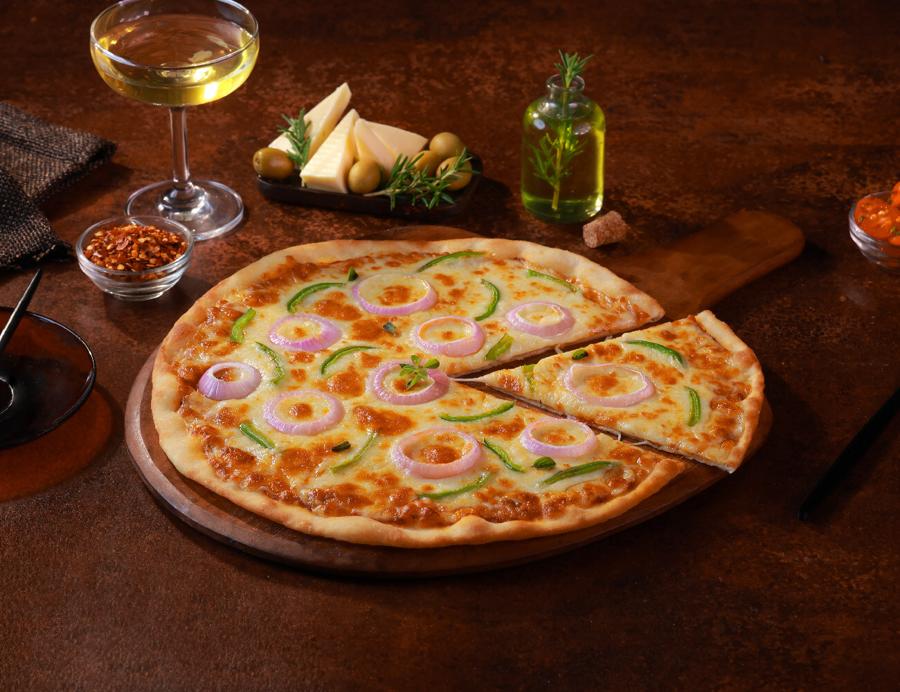 Garden Harvest Cheese Blast Pizza [10" Large]