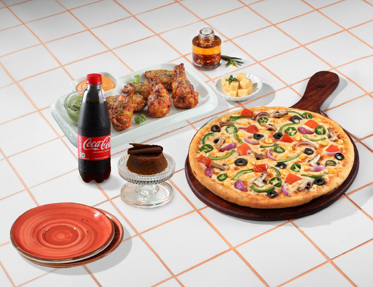 Any Big 10" Pizza + Any Starter [FREE Coke & Choco Lava Cake]
