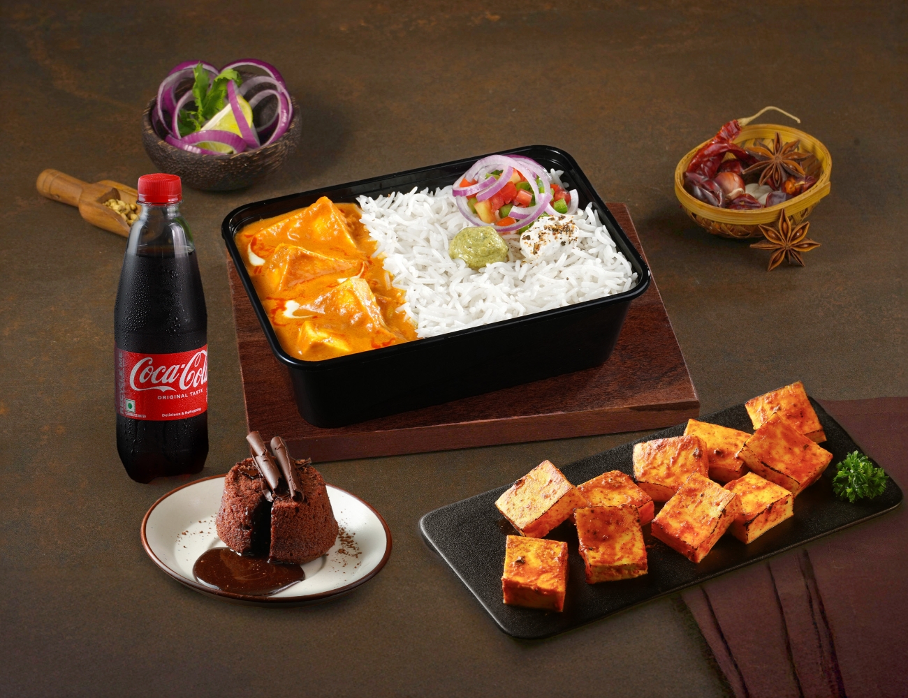 Any Desi Box + Any Starter [FREE Coke & Choco Lava Cake]