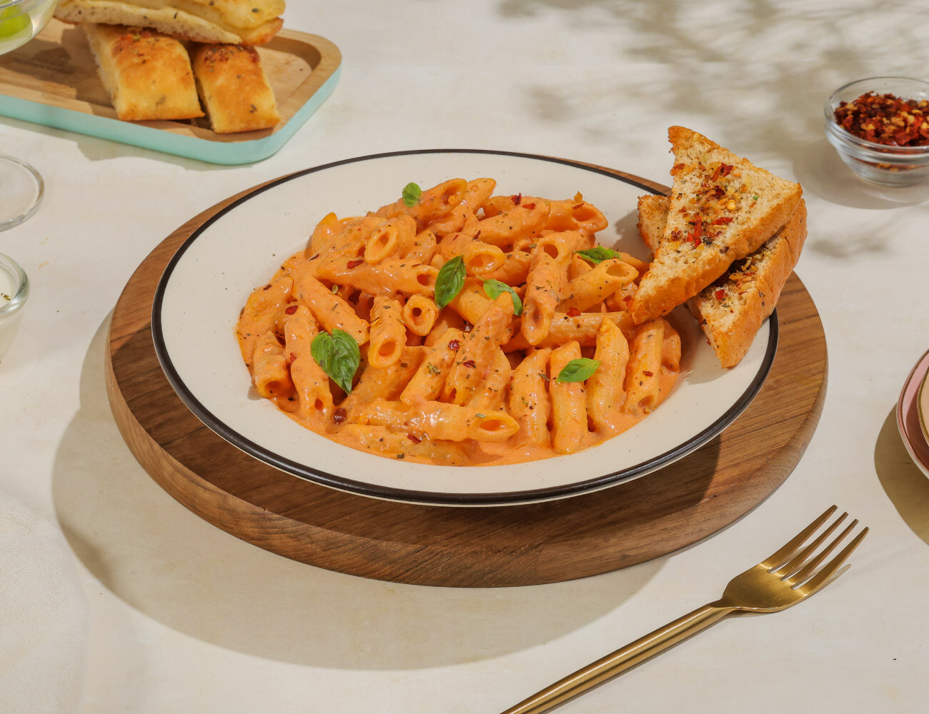 Signature Mixed Pink Pasta [Mixed Sauce]