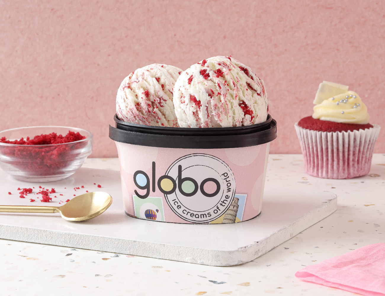 American Red Velvet Cheesecake Ice Cream [140 ML]