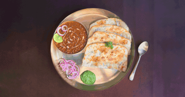 Dal Makhani & Kulcha [2] Thali