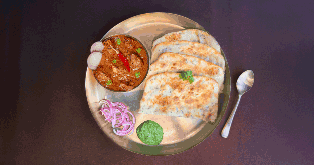 Chicken Tikka Masala & Kulcha [2] Thali