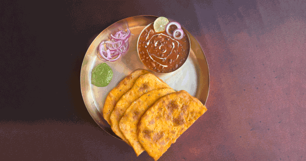 Dal Makhani & Paneer Kulcha [2] Thali