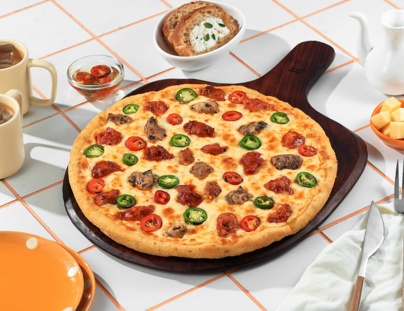 Fire Me Up Chicken Pizza [BIG 10"]