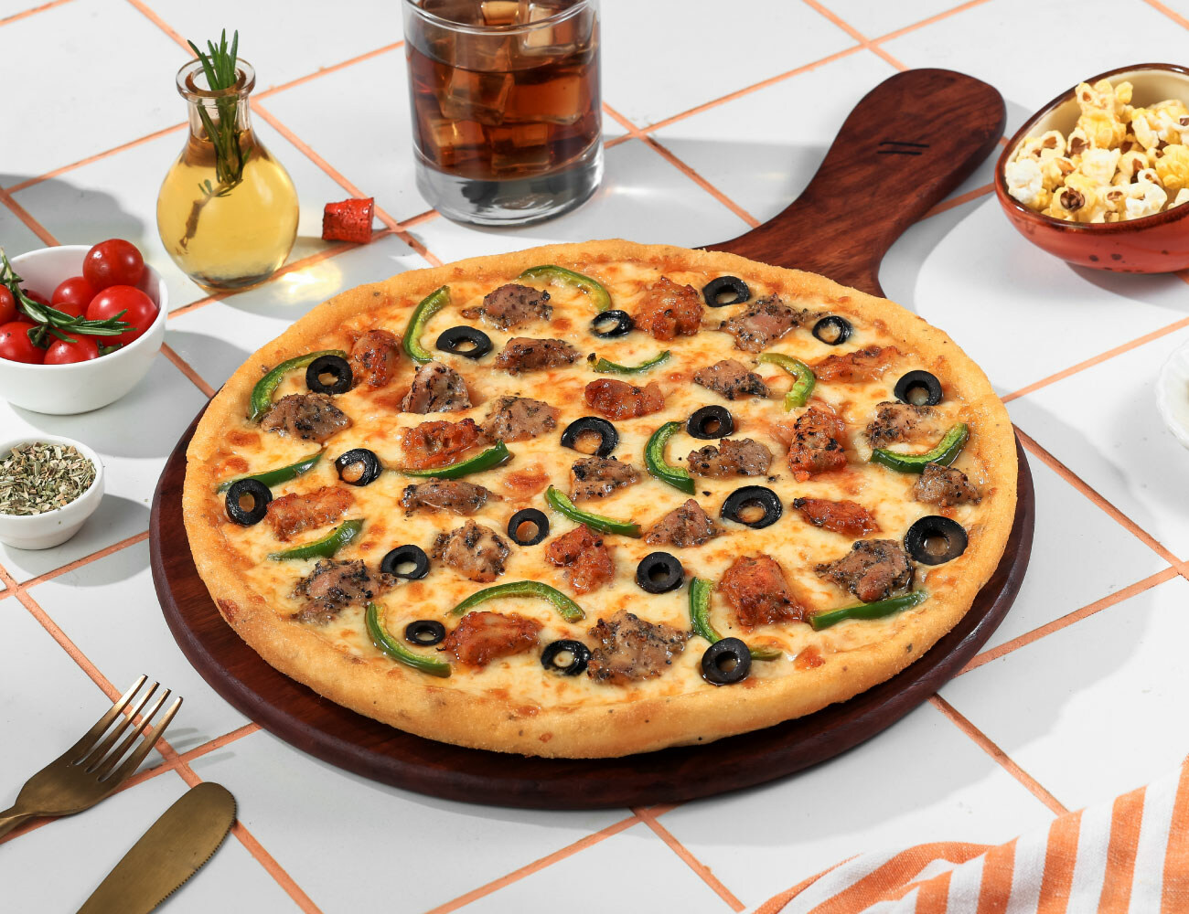 Double Trouble Chicken Pizza [BIG 10"]