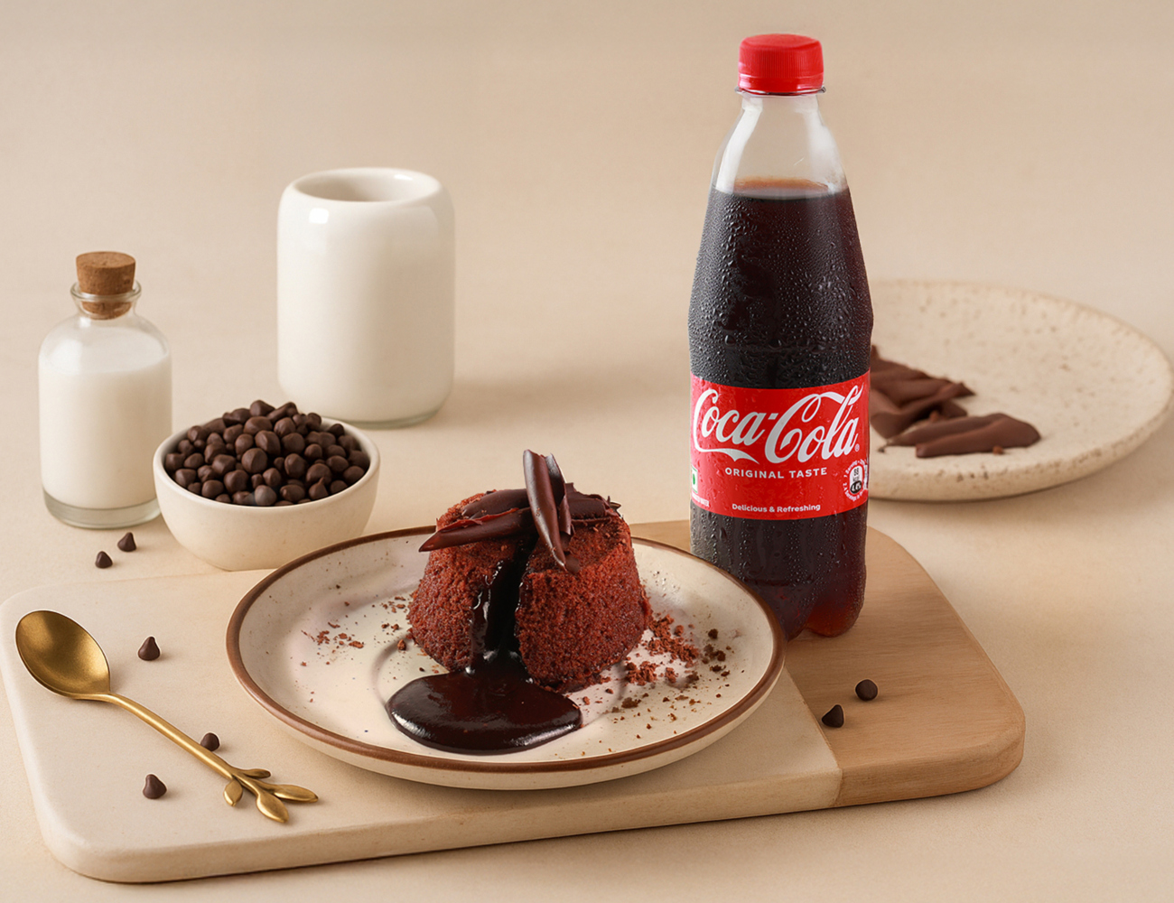 Choco Lava Cake + Coke Combo @ Rs.79