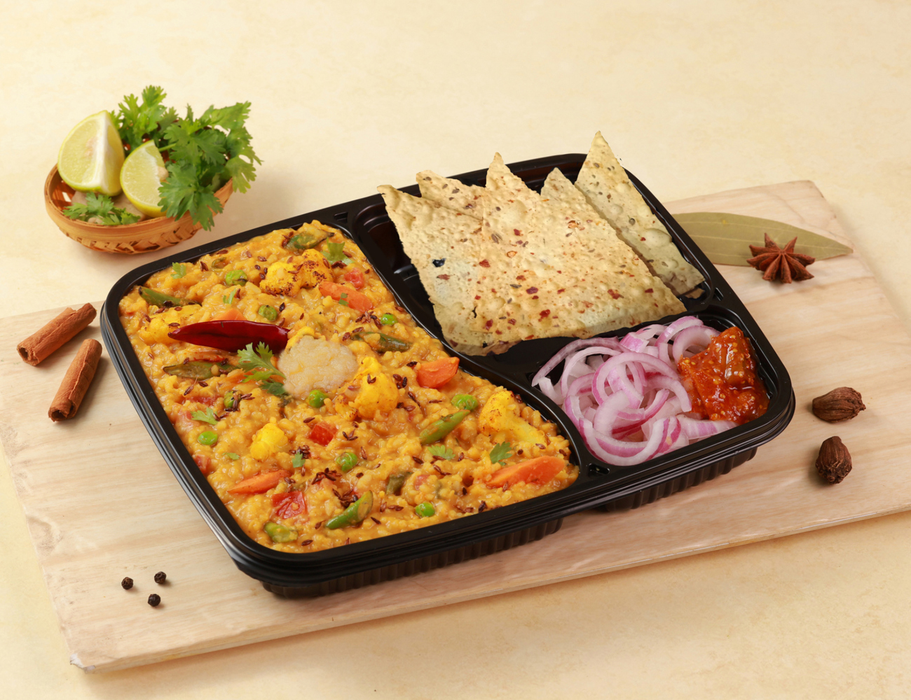 Mix Veg Dal Khichdi [Toor Dal]