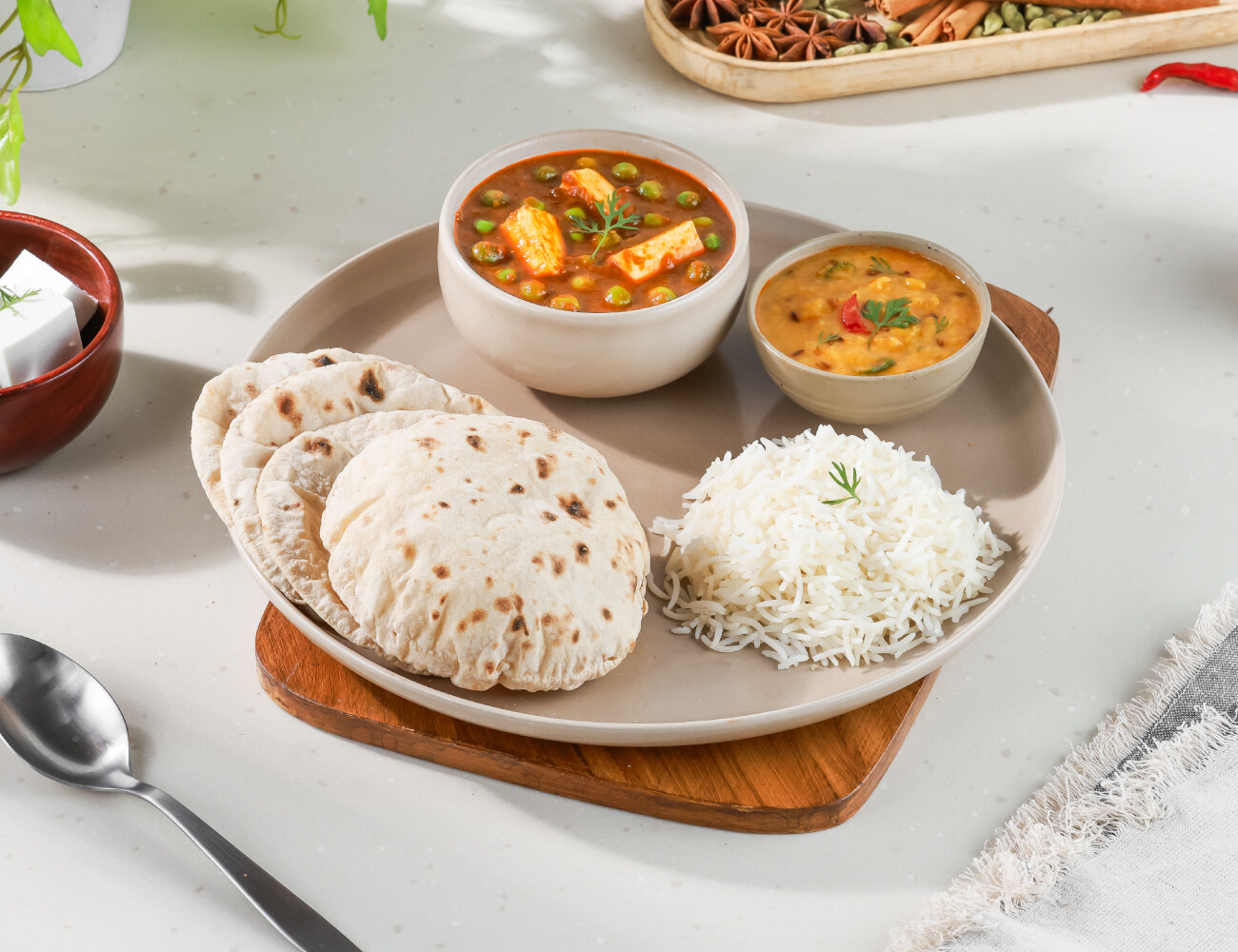 Fam's Favorite Matar Paneer - Everyday Thali