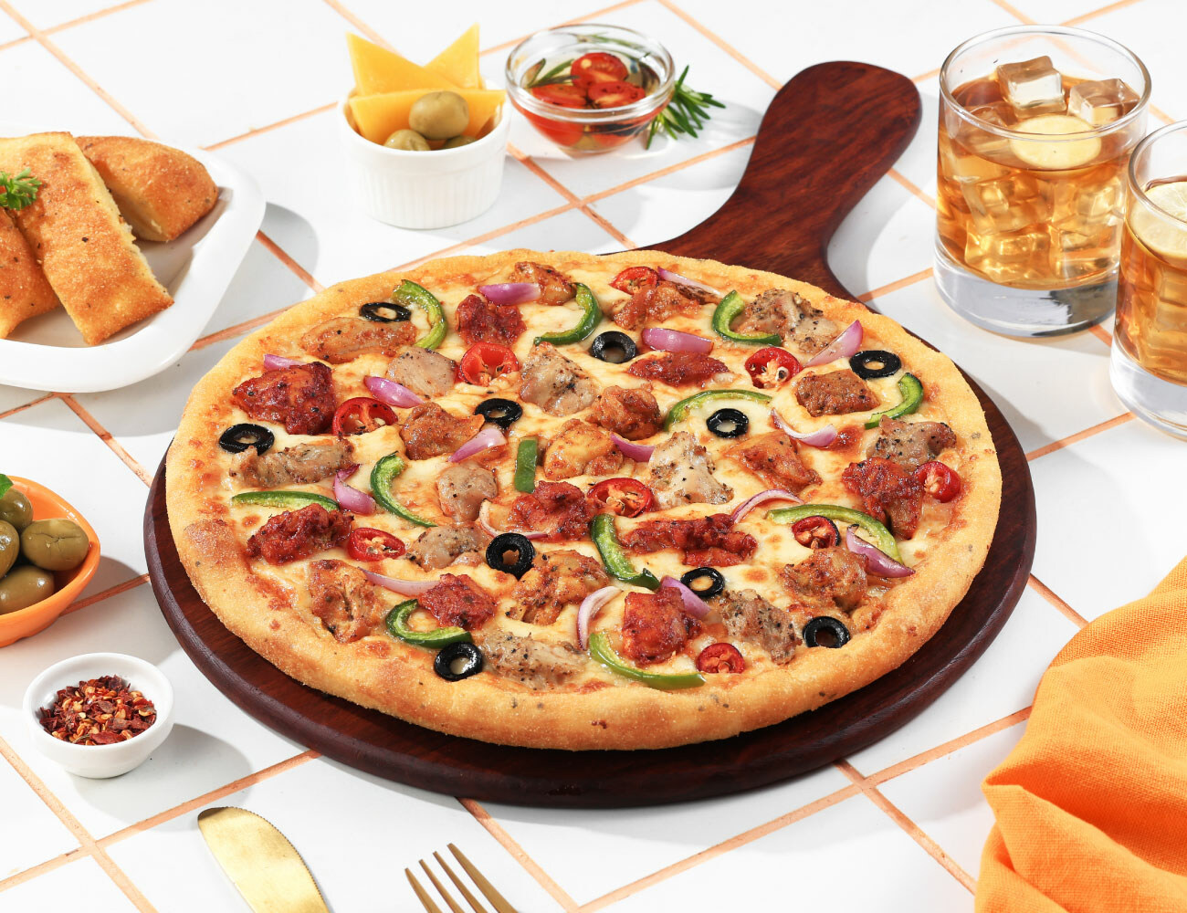 Chicken Full Smash Pizza [Regular 7"]