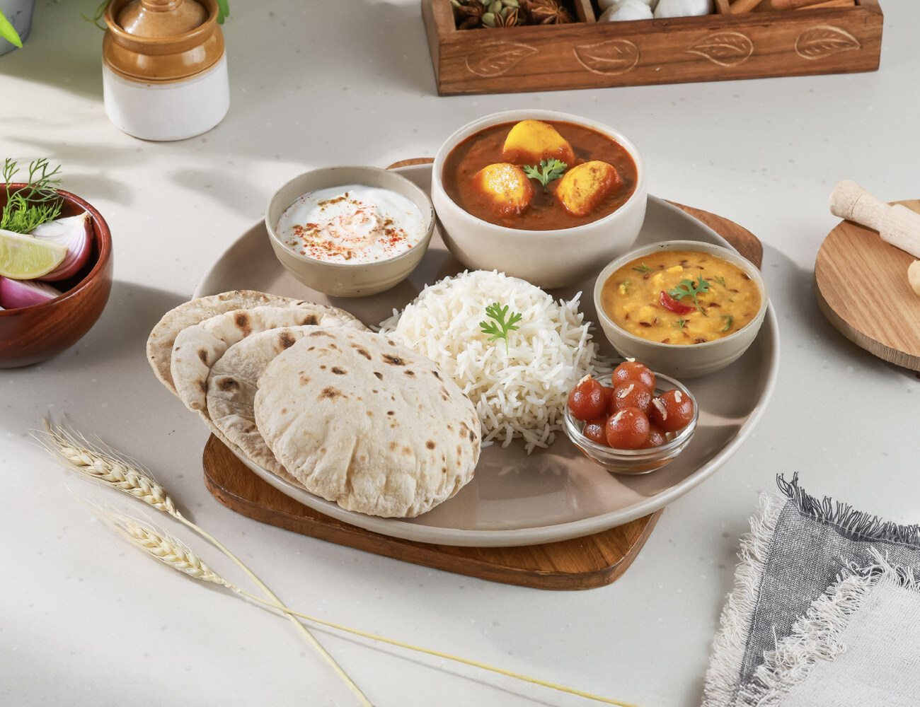 Aloo Dum - Feast Thali