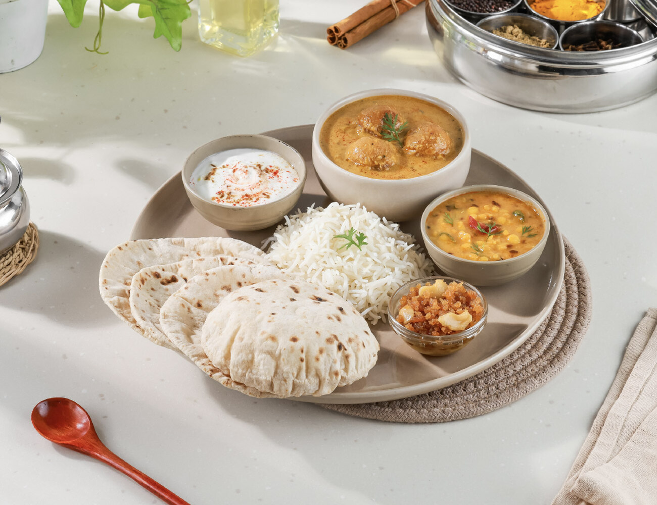 Veg Kofta - Feast Thali